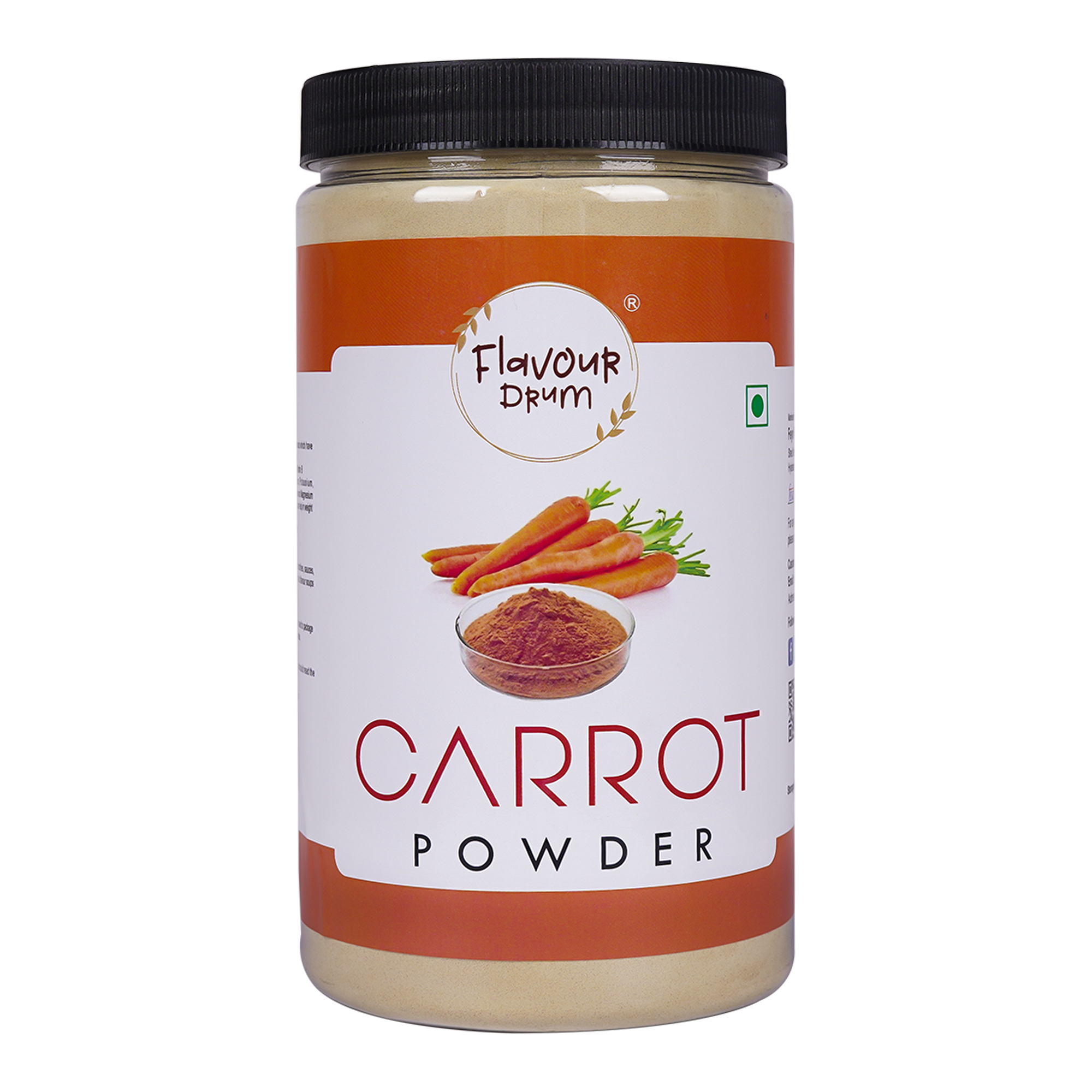 Flavour Drum Carrot Powder, 750 g
