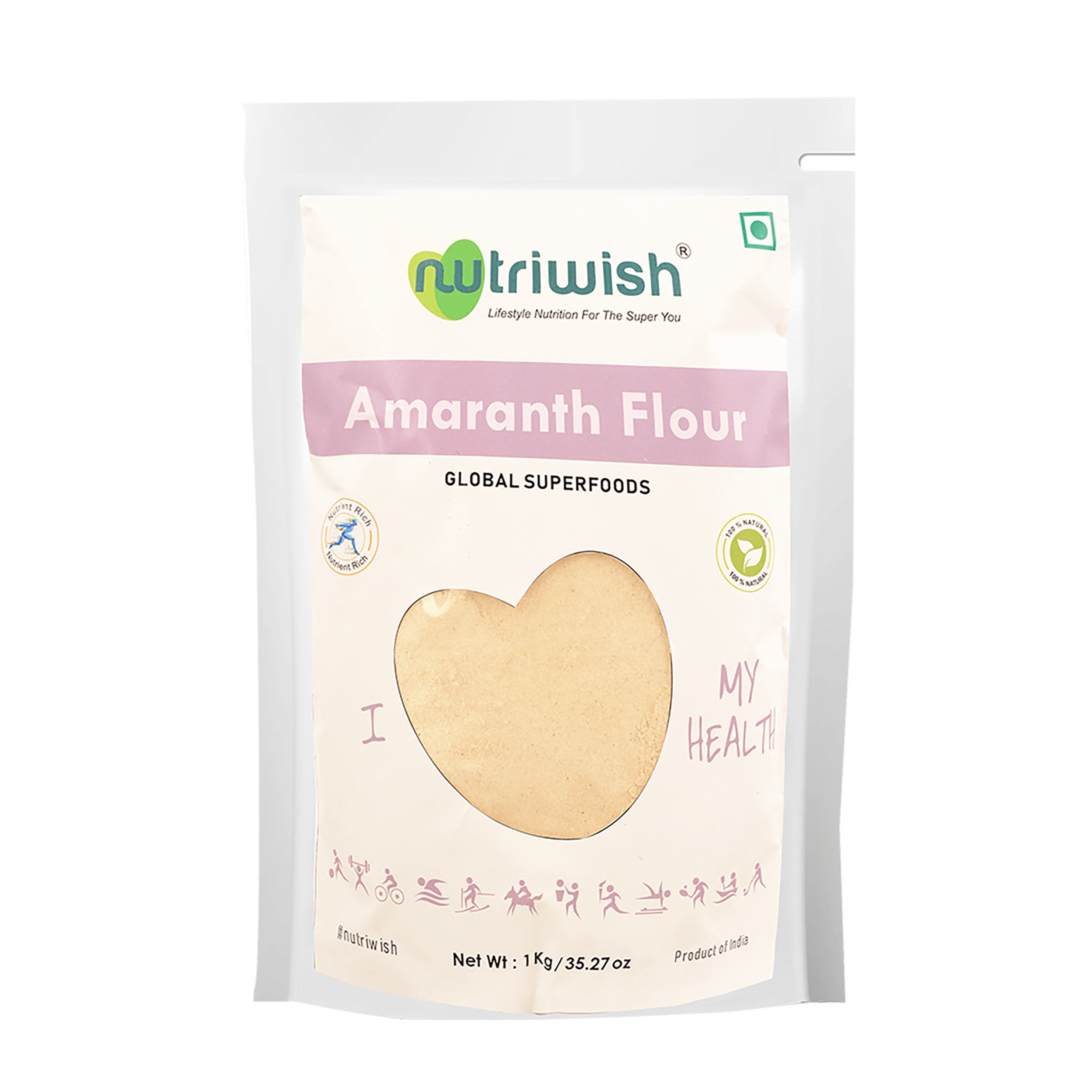 Nutriwish Amaranth Flour, 1 Kg