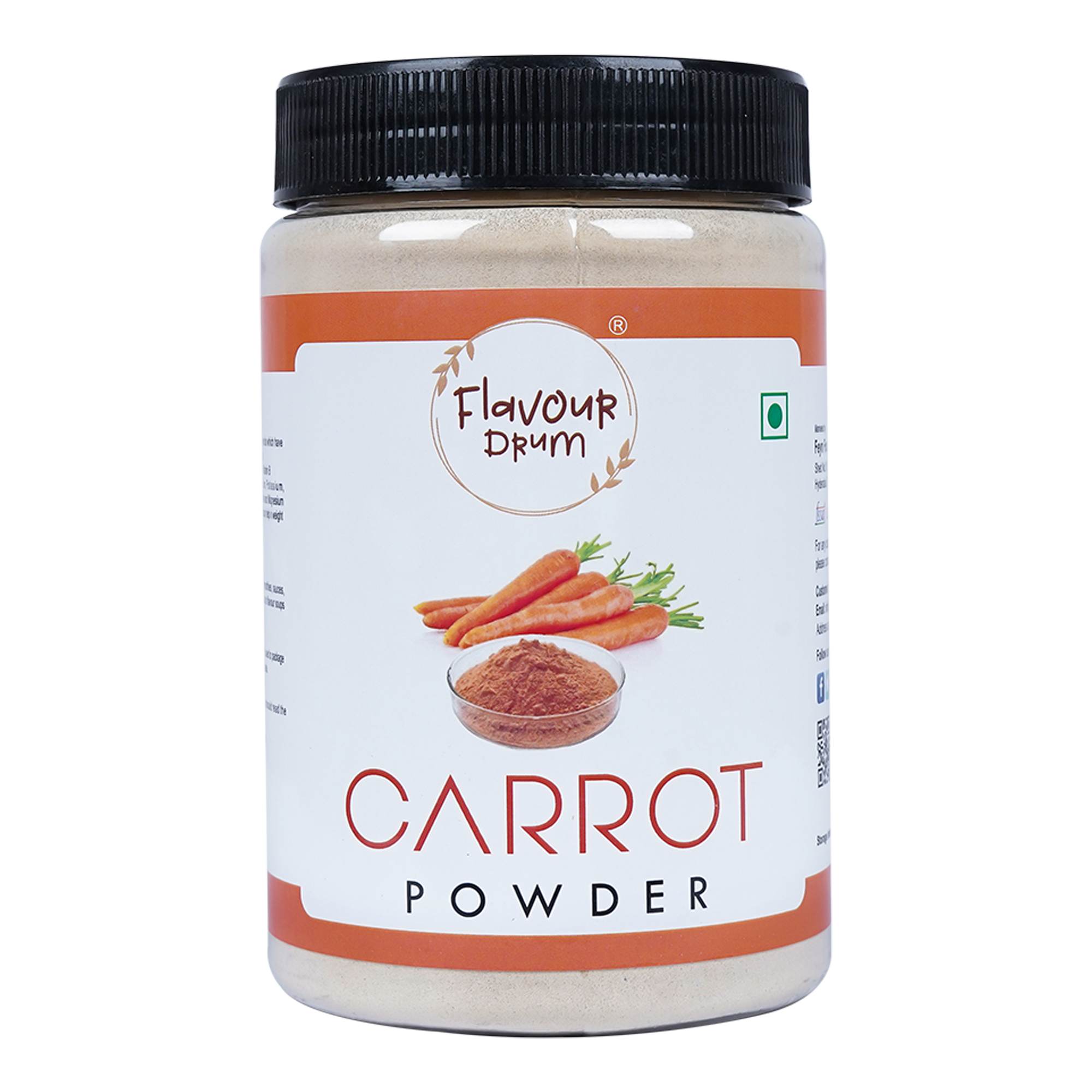 Flavour Drum Carrot Powder, 400 g