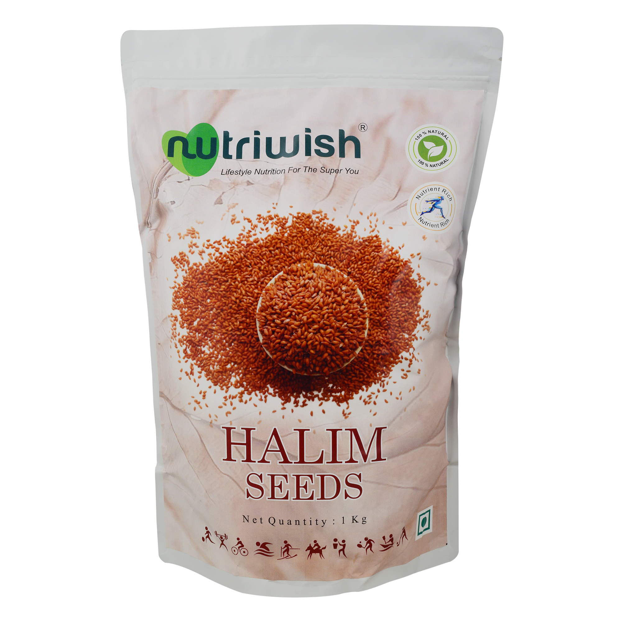 Nutriwish Halim Seeds, 1 Kg