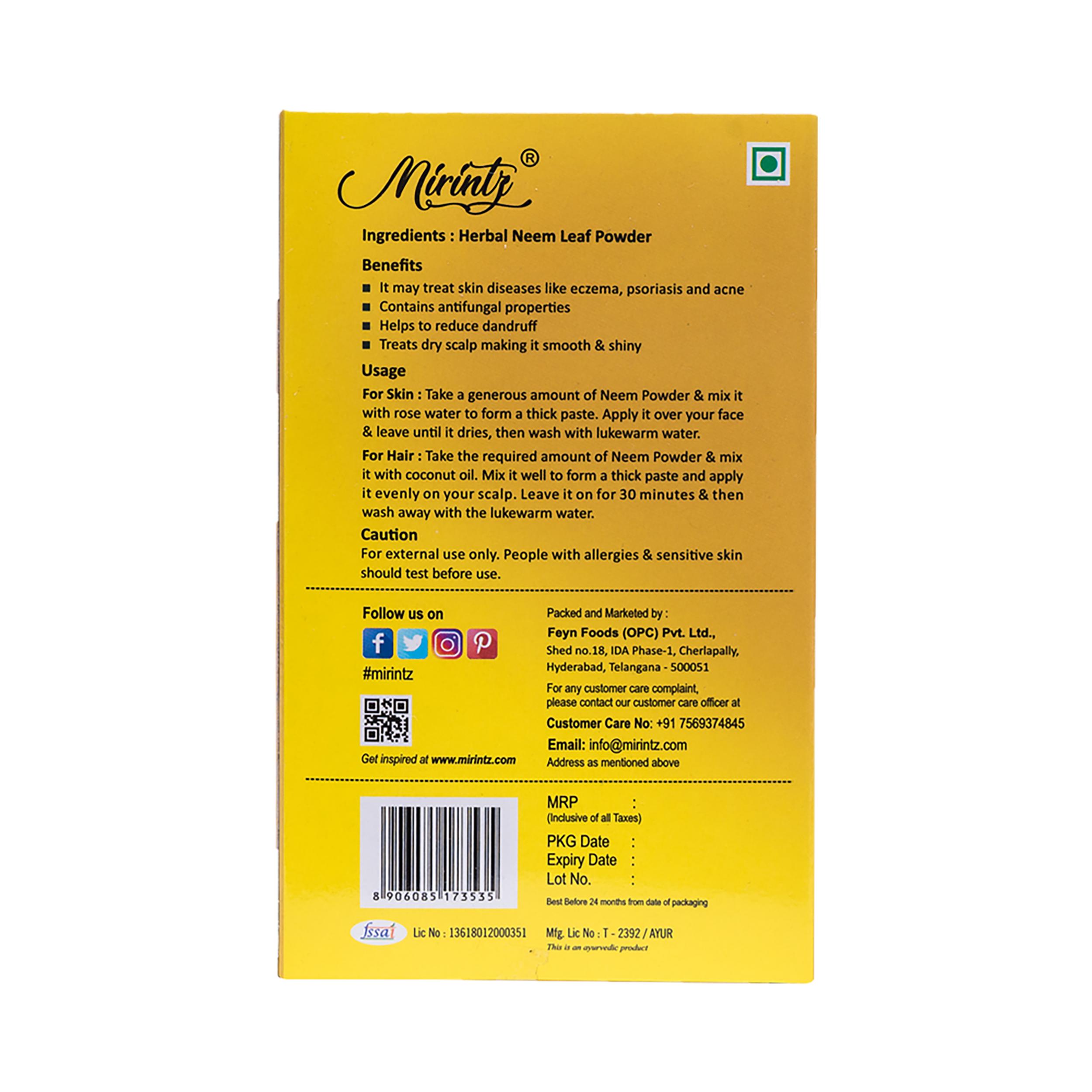 Neem Powder 100g