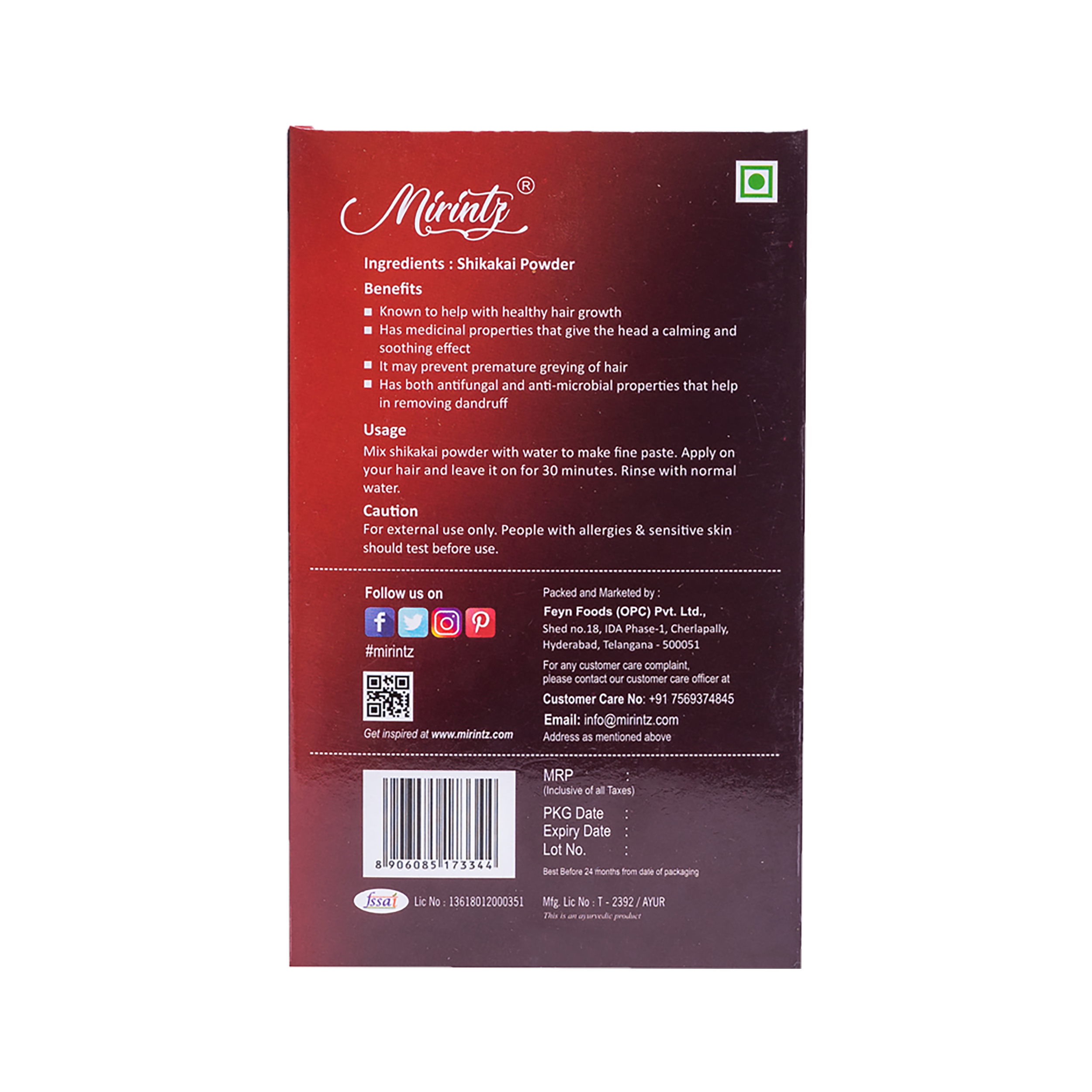 Shikakai Powder 100g