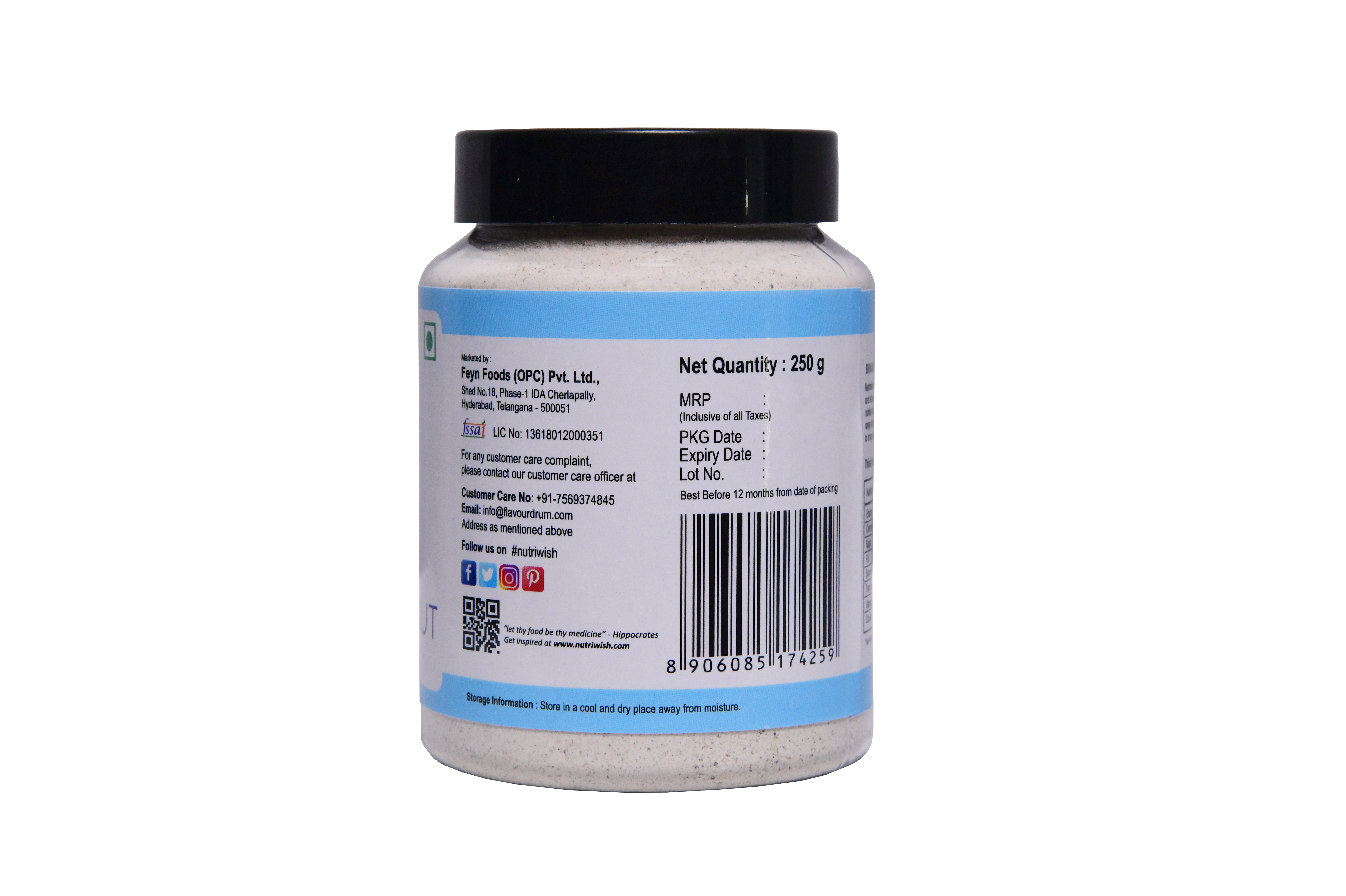 Nutriwish Water Chestnut Flour, 250 g, 250 g