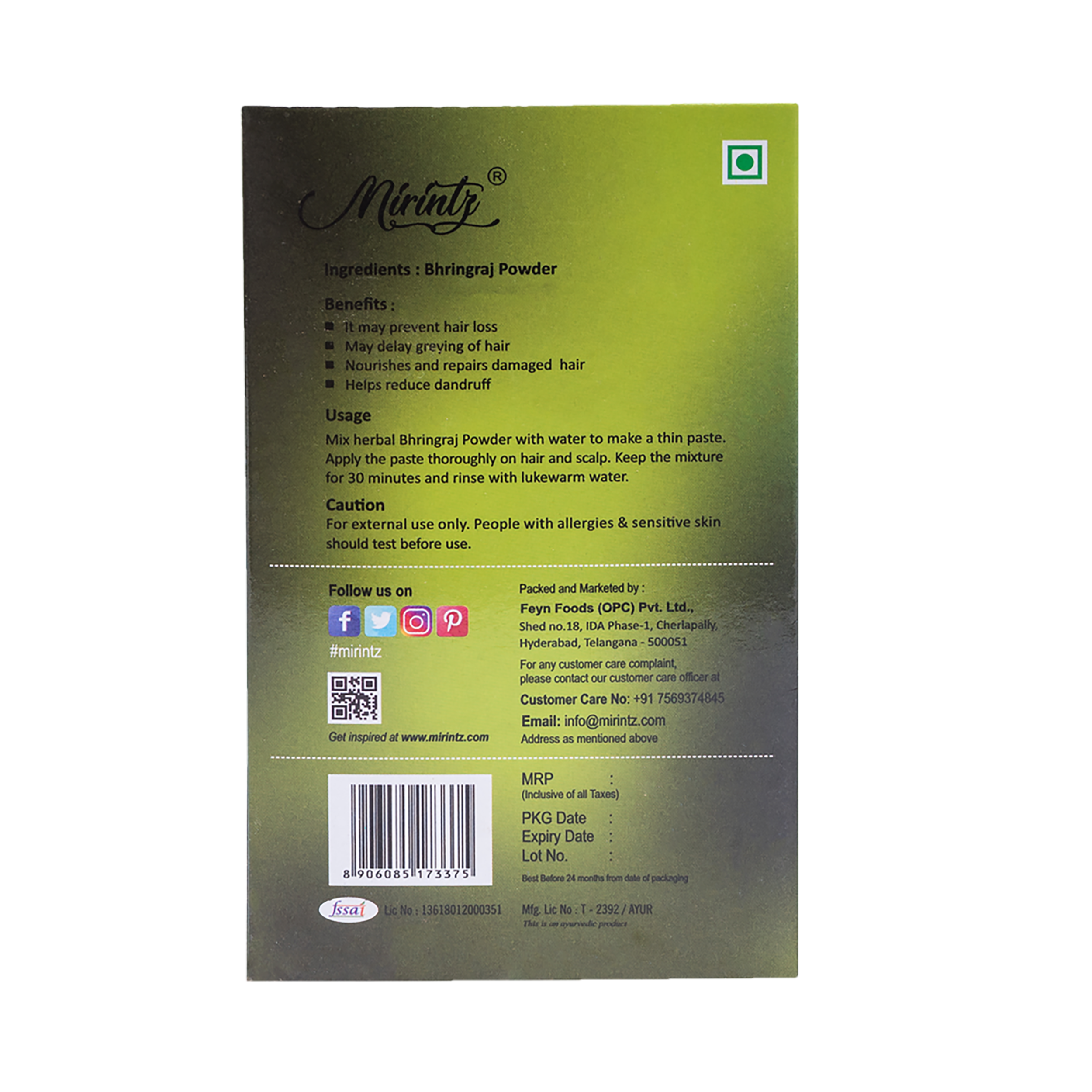 Bhringraj Powder 100 g
