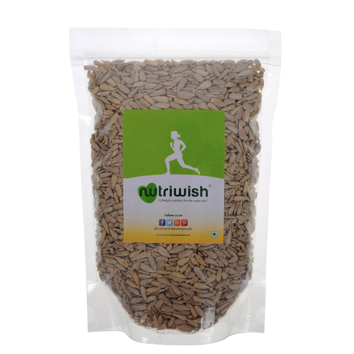 NUTRIWISH Sunflower Seeds - Premium Raw, 600 gm