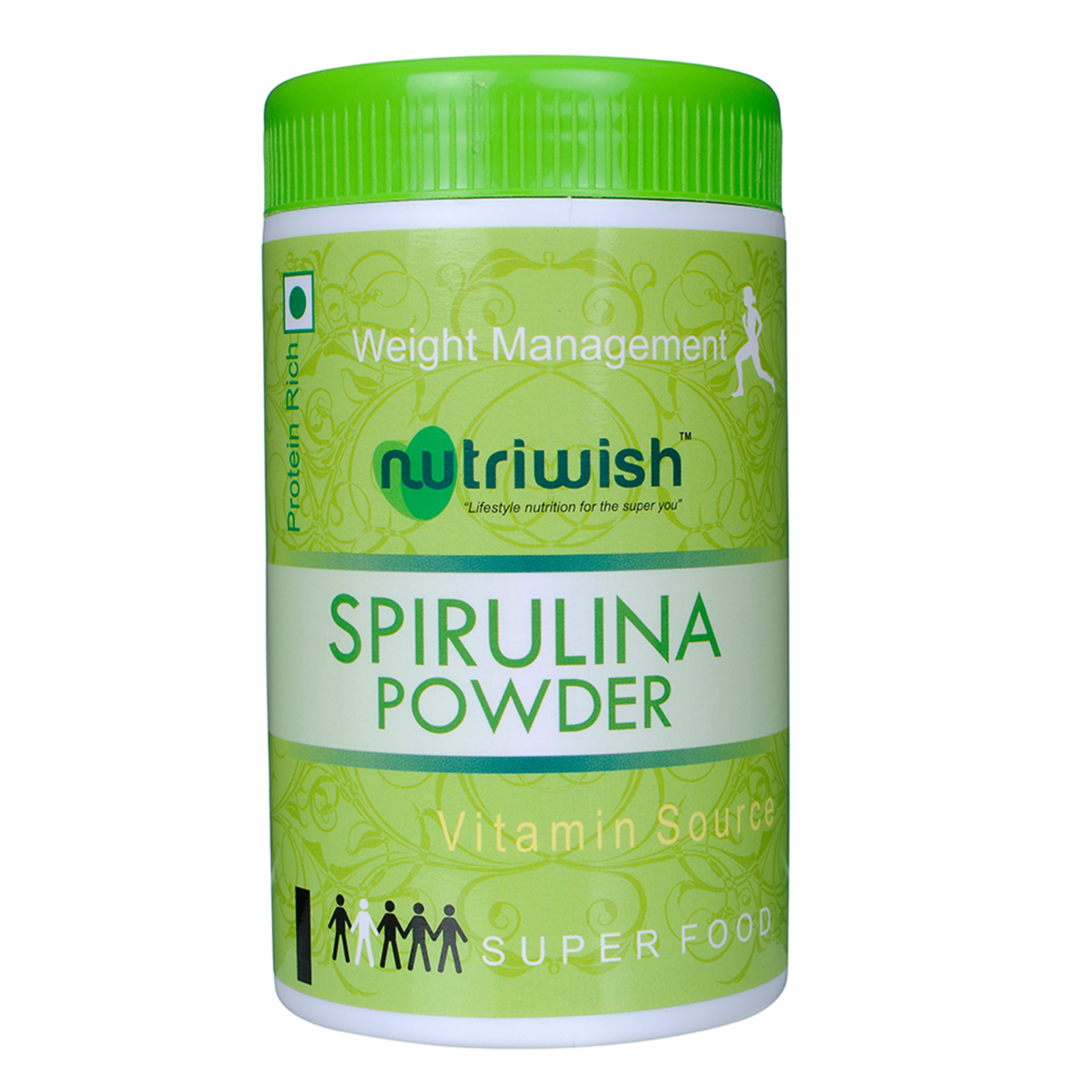 NUTRIWISH Powder - Spirulina, 100 gm