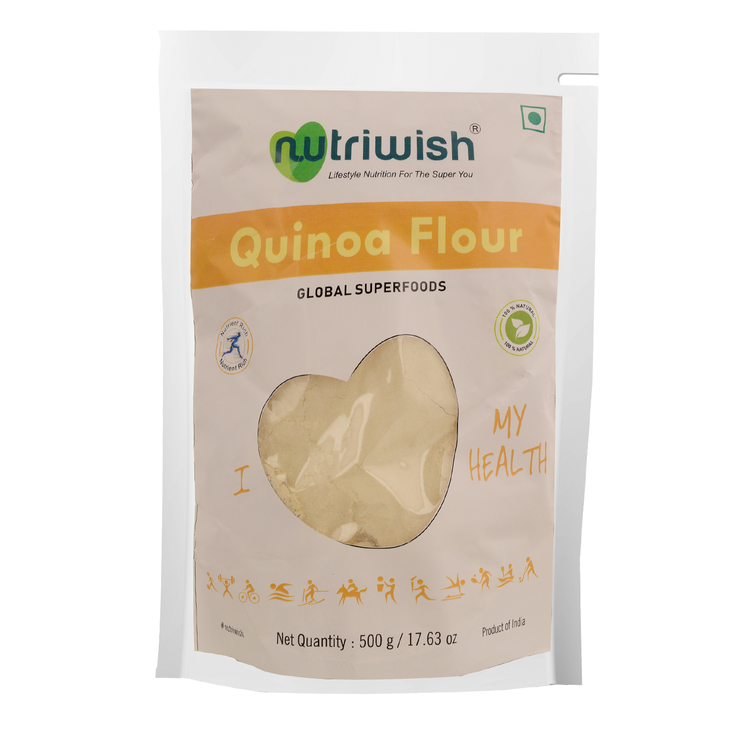 Nutriwish Quinoa Flour, 500g