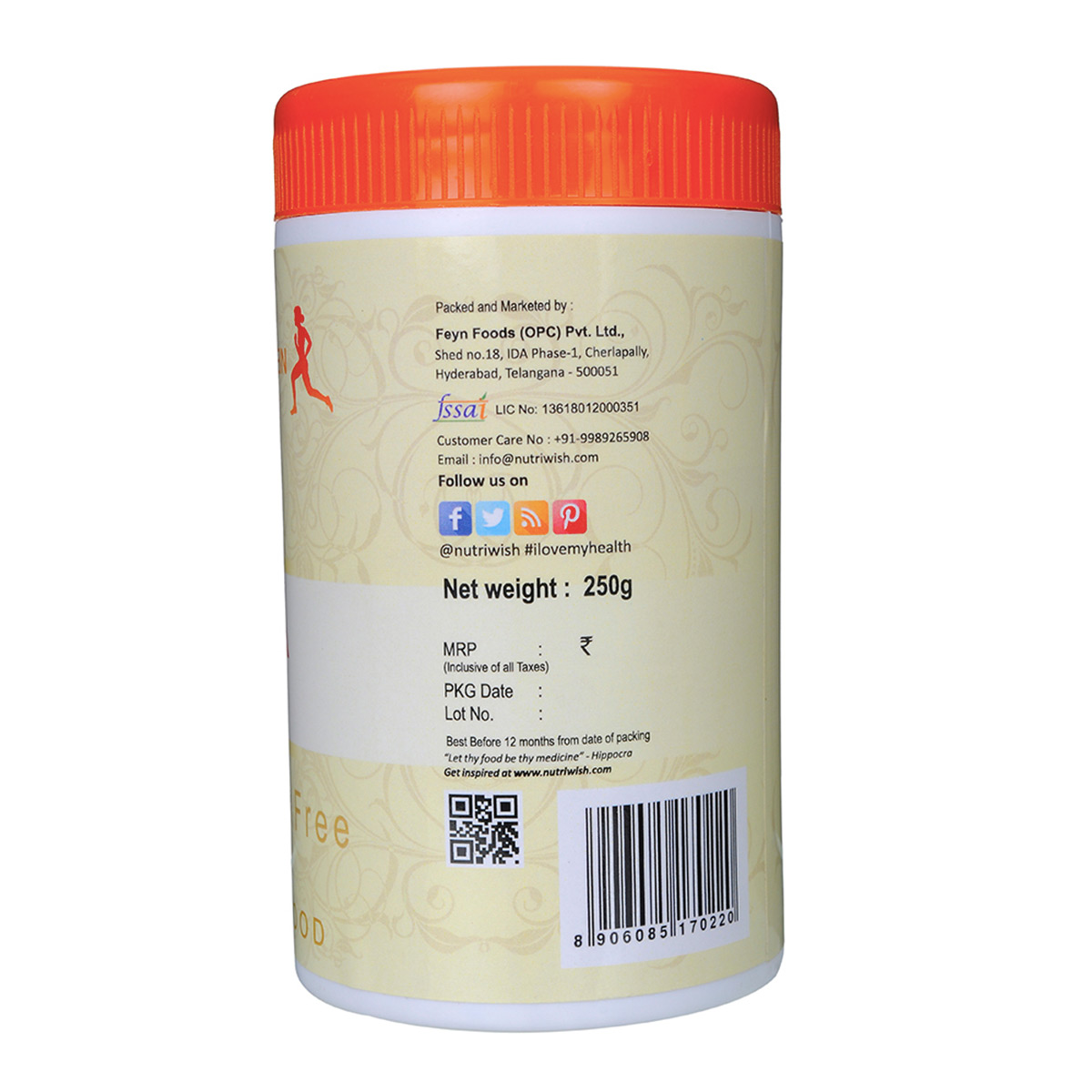 NUTRIWISH Quinoa - Flakes, 250 gm