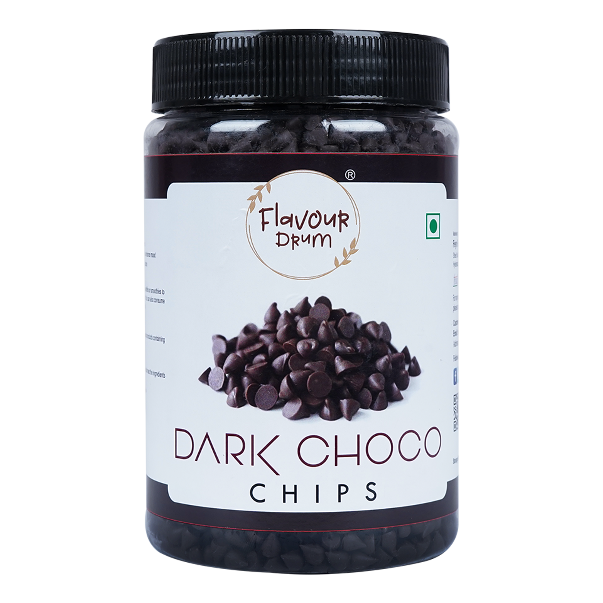 Flavour Drum Dark Choco Chips, 500 g