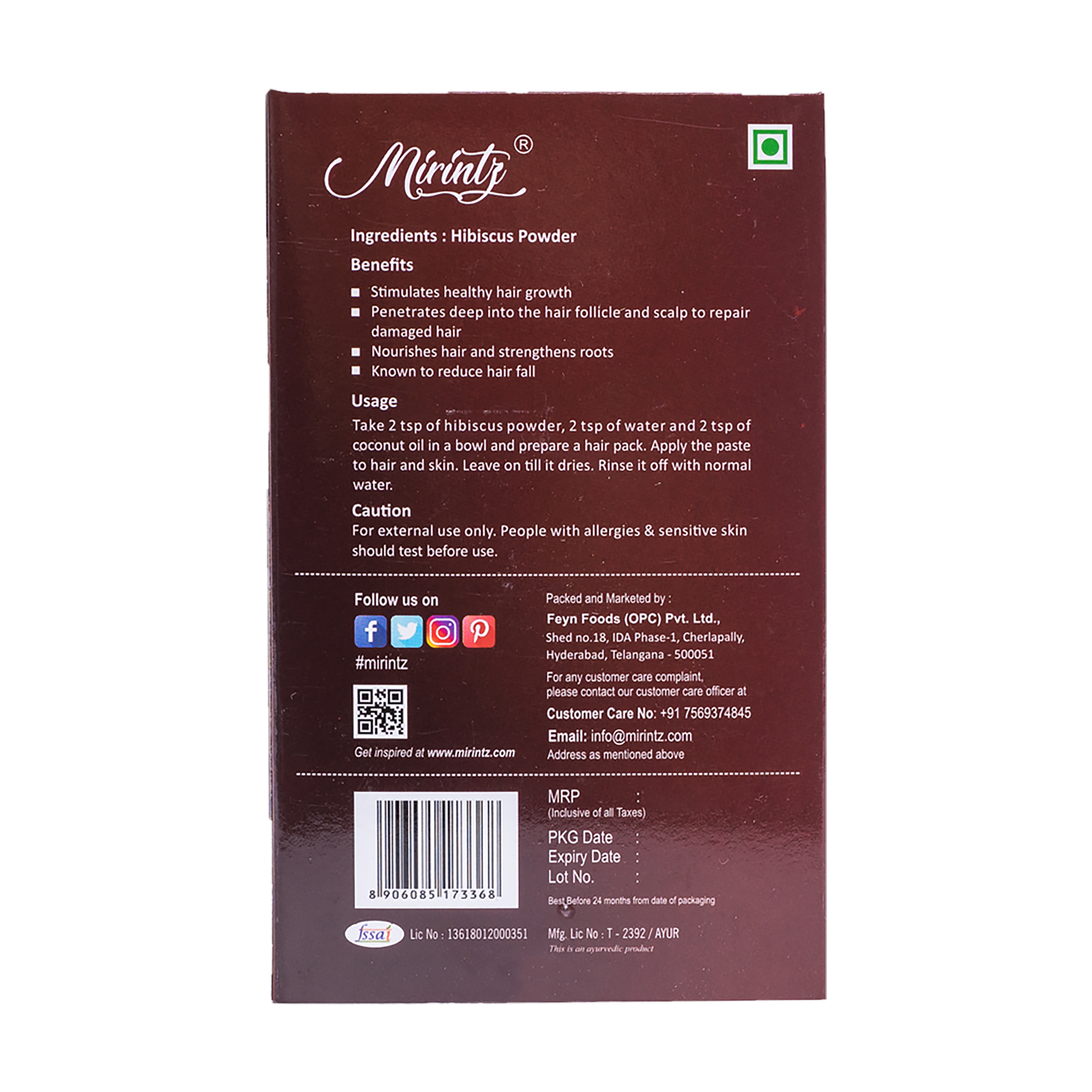 Hibiscus Powder 100g